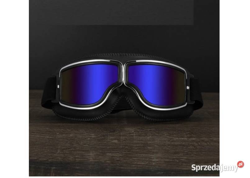 Gogle okulary do motocykla retro chopper bobber