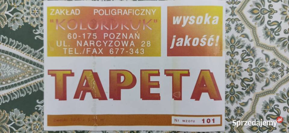 Tapeta papierowa 7 rolek Wieluń