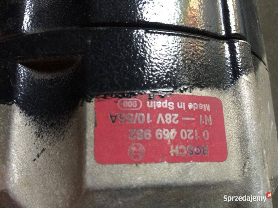 Alternator Bosch MAN F2000 0120469982 N128V ciężarowe Części Maszewo sprzedam