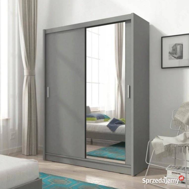 Tania szafa sypialniana 130 z lustrem Radom