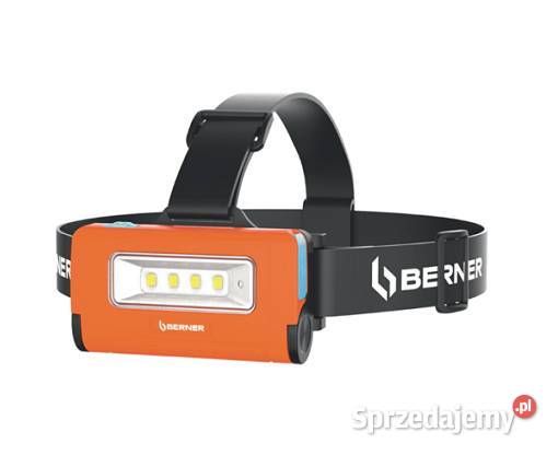 BERNER LAMPA LATARKA CZOŁOWA LED 2W1 AKU 335506 Latarki i oświetlenie Godzianów
