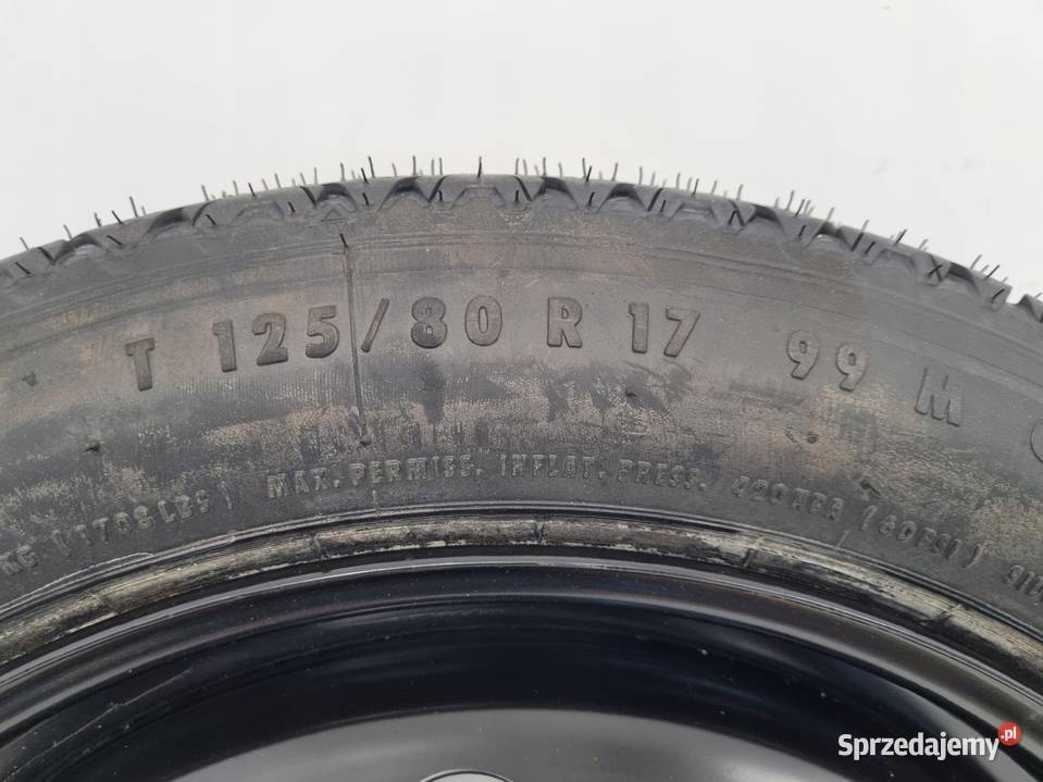 KOŁO DOJAZDOWE 12580 R17 9209872 5x108 Chełm sprzedam