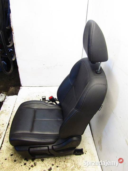 FOTEL PRZEDNI KIEROWCY LEWY PRZÓD SKÓRA NISSAN Fotele i kanapy