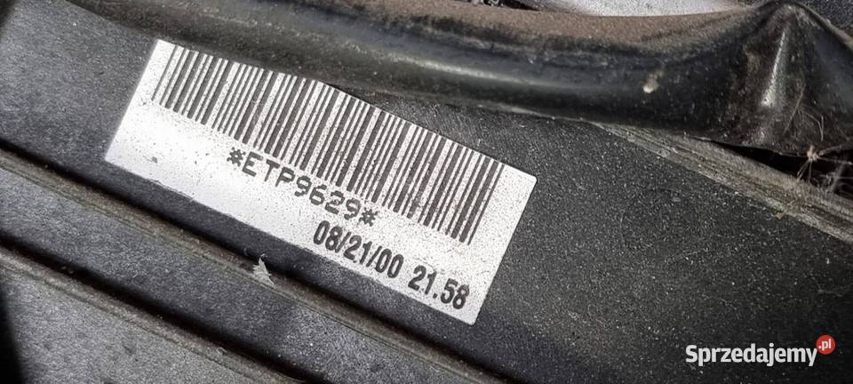 CHŁODNICA WODY NISSAN ALMERA ETP9629 osobowe Pozostałe kujawsko-pomorskie Lipno