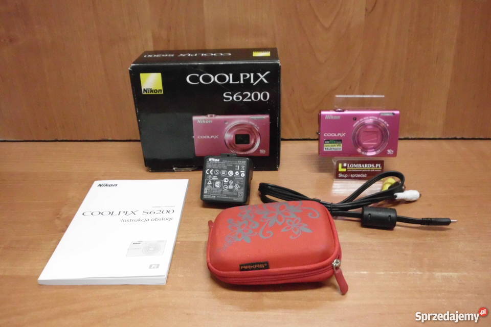 NIKON COOLPIX S6200 Różowy śląskie Katowice