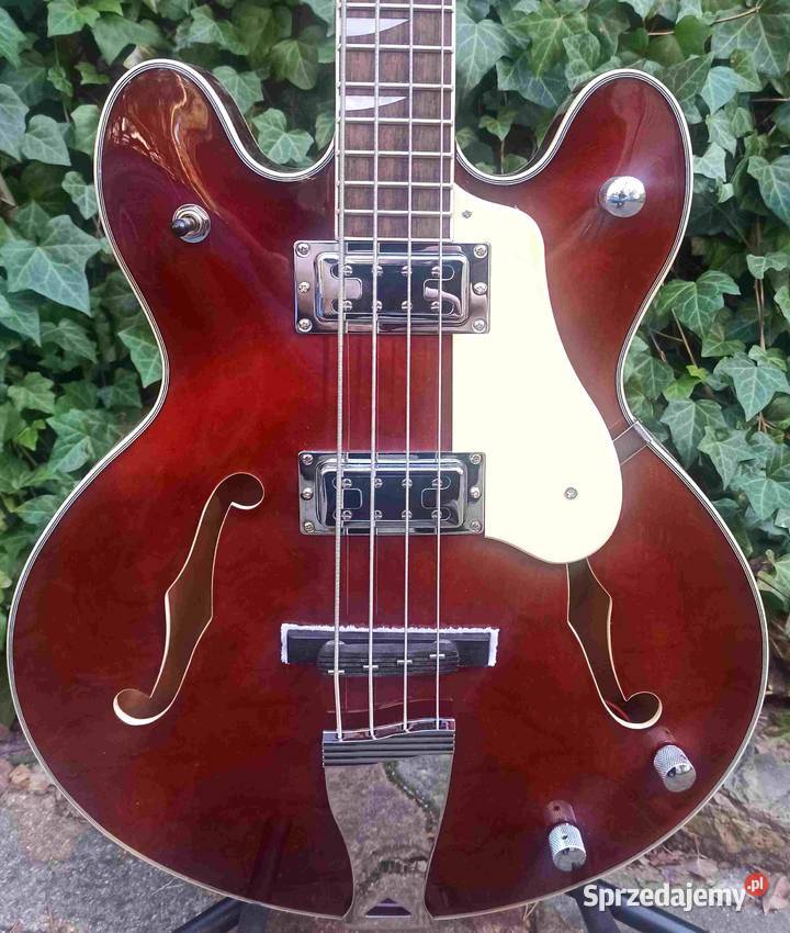 Nowa gitara basowa HB60 WB Hollow Body Tuszyn
