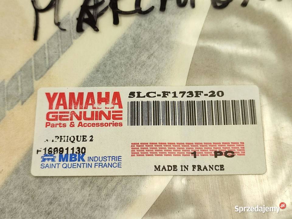NAKLEJKA NA PRAWY BOCZEK YAMAHA YQ 50 AEROX 2000 Emblematy