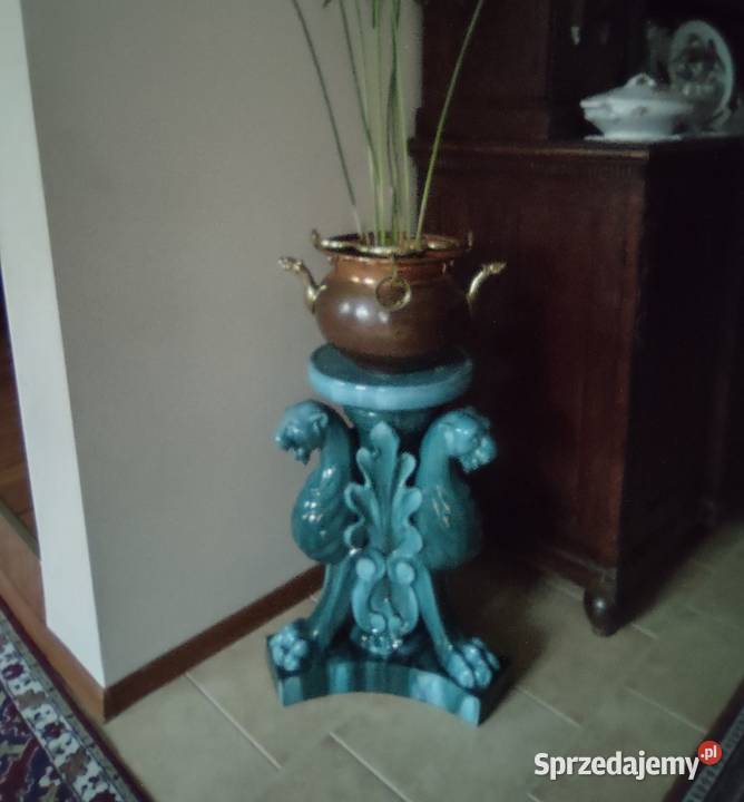 Stara Kolumna Majolika Massier Francja wielkopolskie