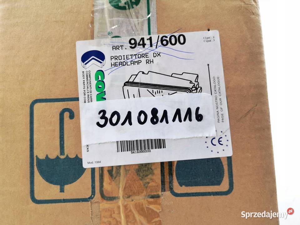 LAMPA PRAWY PRZÓD MERCEDES ACTROS ATEGO 96 OE