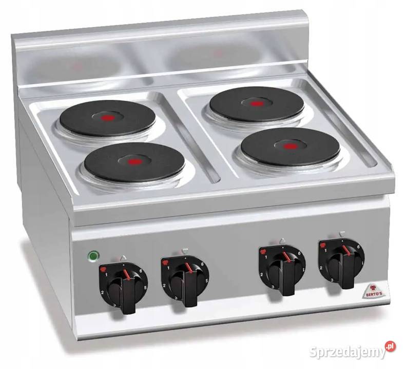 Kuchnia elektryczna 4 płytowa BERTOS 80x70 Góra