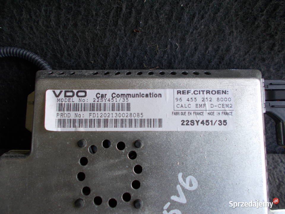 citroen c5 30 v6 02r komputer moduł nawigacji Komputery Zamość