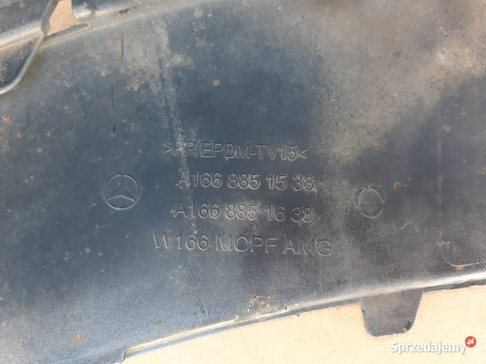 MERCEDES GLE W166 AMG ZDERZAK PRZÓD PRZEDNI Trzciel