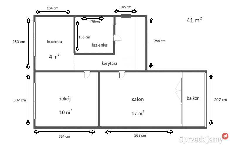 Mieszkanie 2 pokoje 41 m Łódź Górna sprzedam