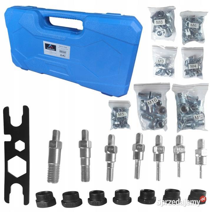 Nitownica ręczna do nitonakrętek M3M12 ZESTAW Mierzyn