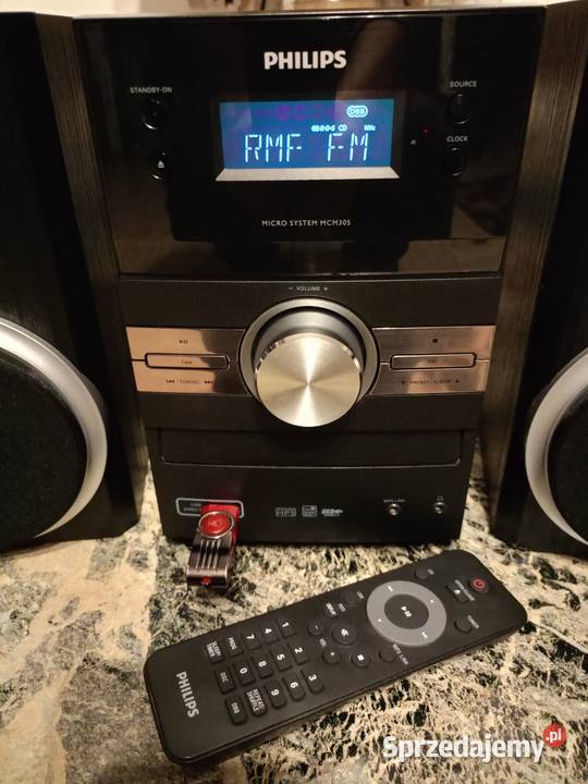 Wieża Philips USB Aux RDS Mp3 pilot Drawski Młyn sprzedam