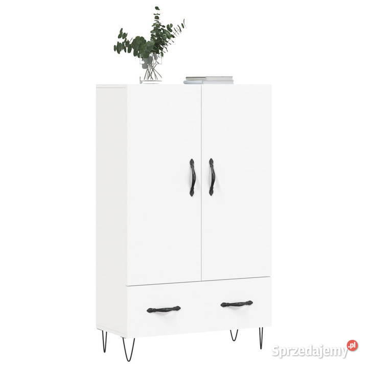 Wysoka szafka biała 695x31x115 materiał Warszawa
