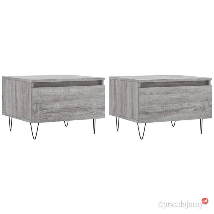 Stoliki kawowe 2 szary dąb sonoma 50x46x35 Stoły Warszawa