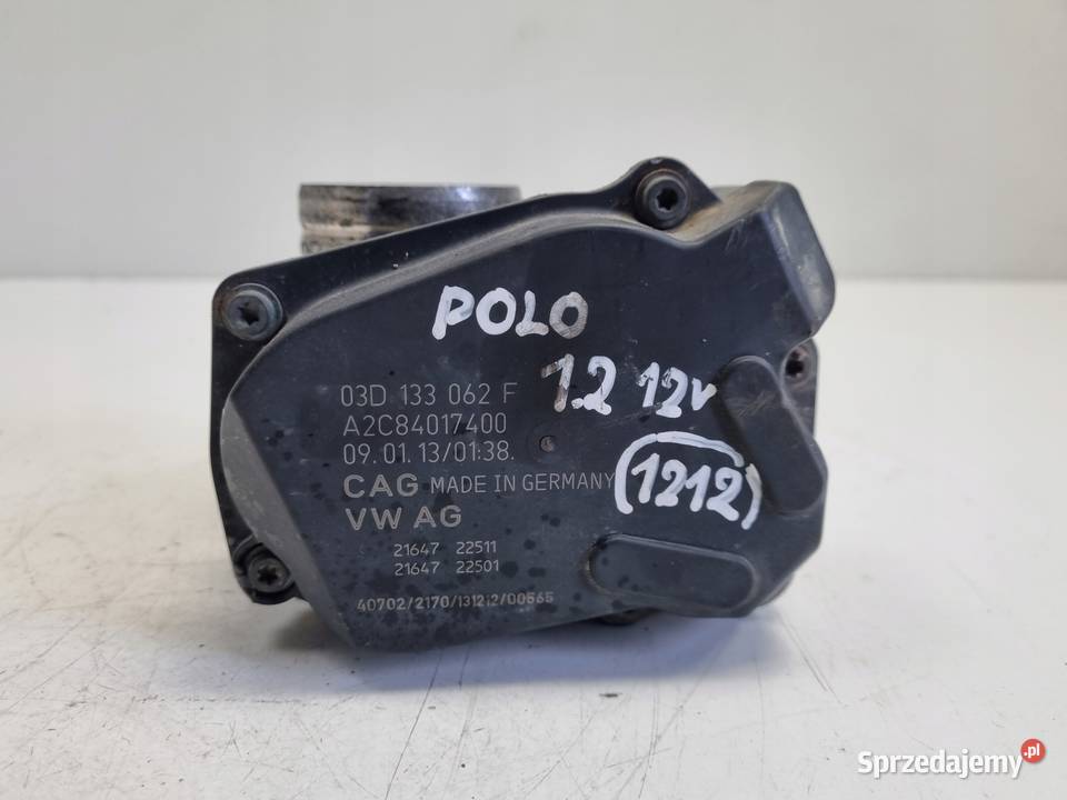 PRZEPUSTNICA VW Polo IV 12 12V 03D133062F Rudka