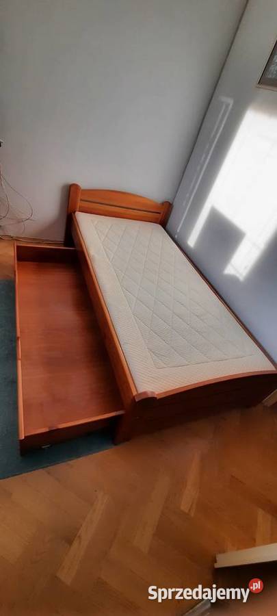 Łóżko pojedyncze z materacem 44cm Warszawa