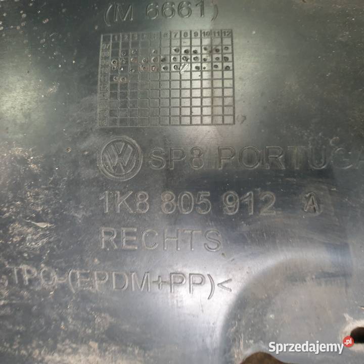 VW SCIROCCO NADKOLE PRAWY PRZOD 1K8805912 kujawsko-pomorskie Łochowice sprzedam