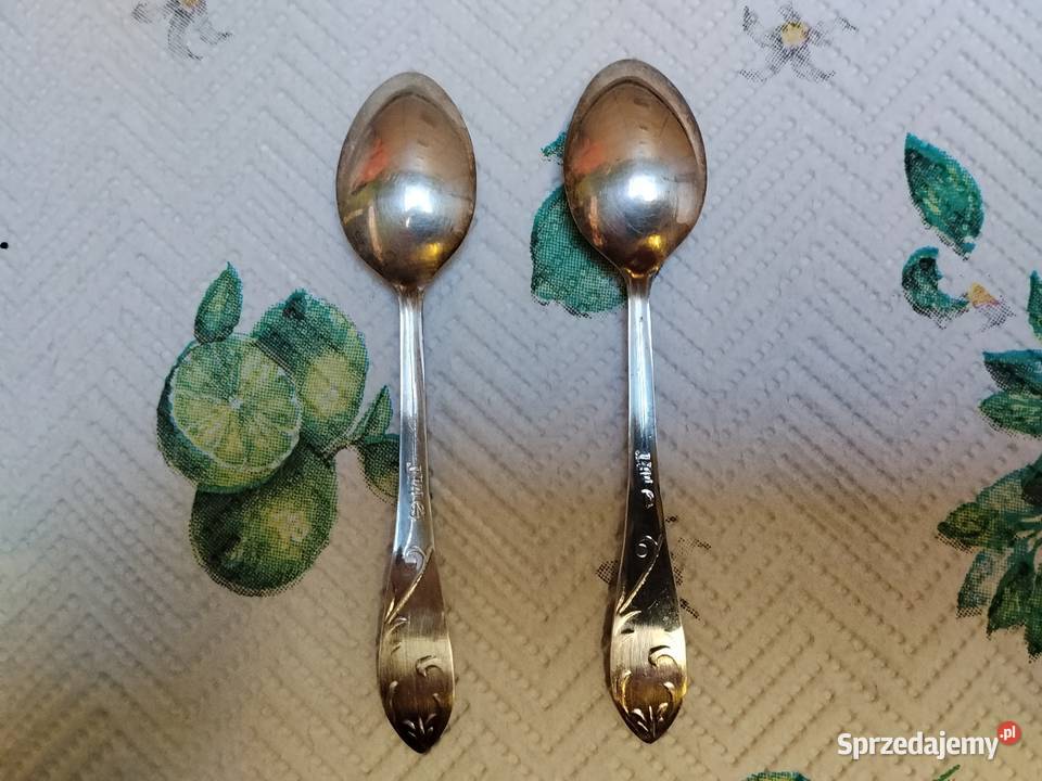 Posrebrzane łyżeczki do herbaty MET Nowa Karczma