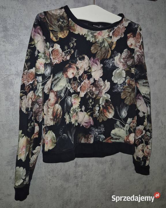 Bluza damska kwiaty floral Monki 36S Łódź