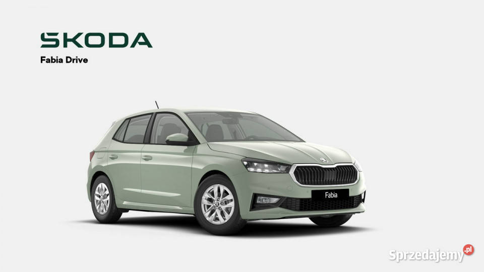 koda Fabia Drive 10 TSI 95 Dostępny ręki IV 2021 światła LED łódzkie Łódź