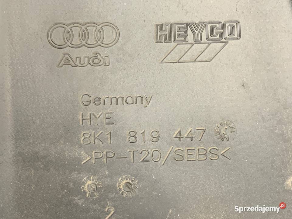 PODSZYBIE AUDI A4 B8 8K1819447 Kombi 0715 OSŁONA osobowe podkarpackie sprzedam