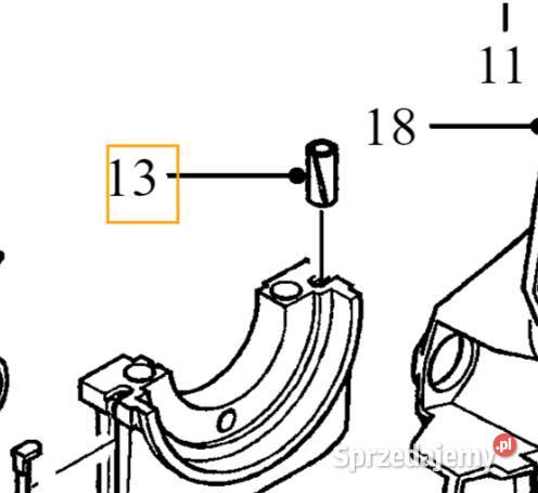 VOLVO kolek pin centrujacy podstawy walu blok Bielany Wrocławskie