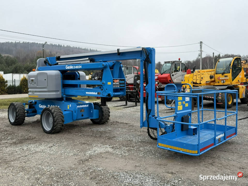 podnośnik koszowy Manitou 200 ATJ Genie Z6034 Dźwigi, podnośniki Widełki
