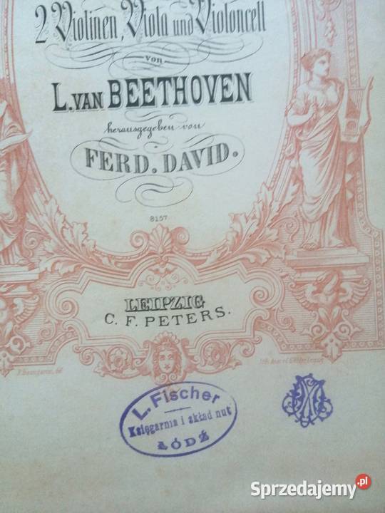 Zbiór partytur z końca XIX w Łódź