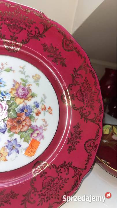 Patera z kwiatami R G K Czechoslovakia Porcelana i szkło Gdańsk sprzedam