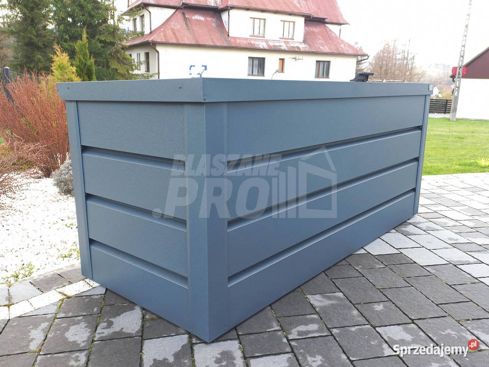 Skrzynia ogrodowa metalowa kufer 150x60x70 Pozostałe Łęczyca