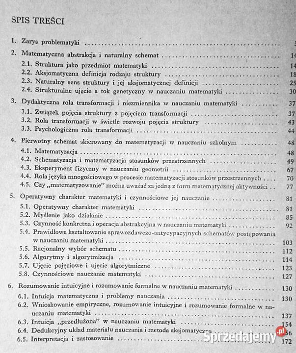 Zarys dydaktyki matematyki Część 123 Zofia sprzedam