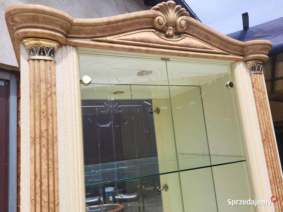 Komplet mebli włoskich komoda witryna lustro Meble do salonu kujawsko-pomorskie