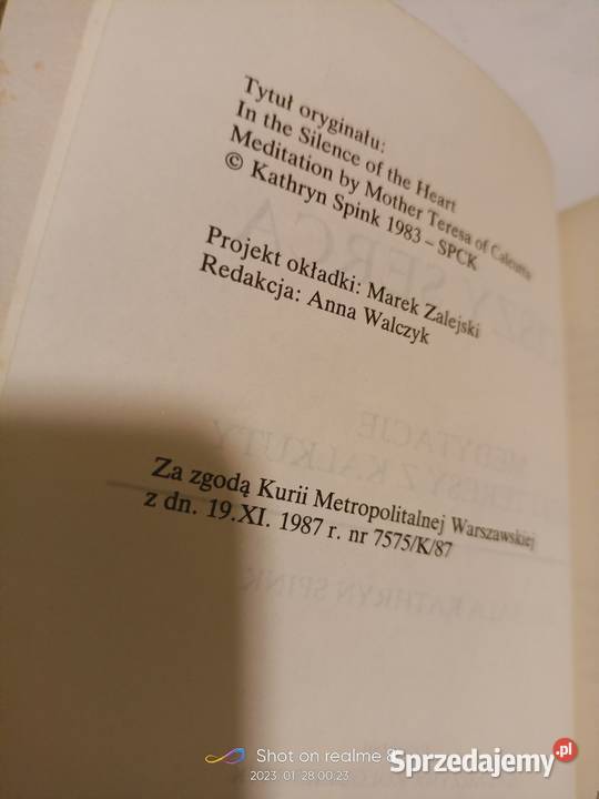 W ciszy serca Spink książki Warszawa księgarnia Proza i poezja