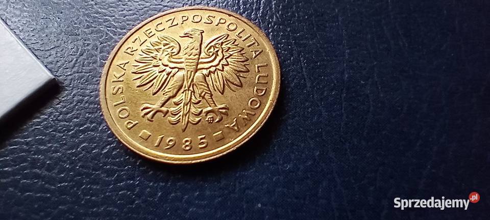 Stare monety 2 złote 1985 PRL Polska cudo Numizmatyka Lesko