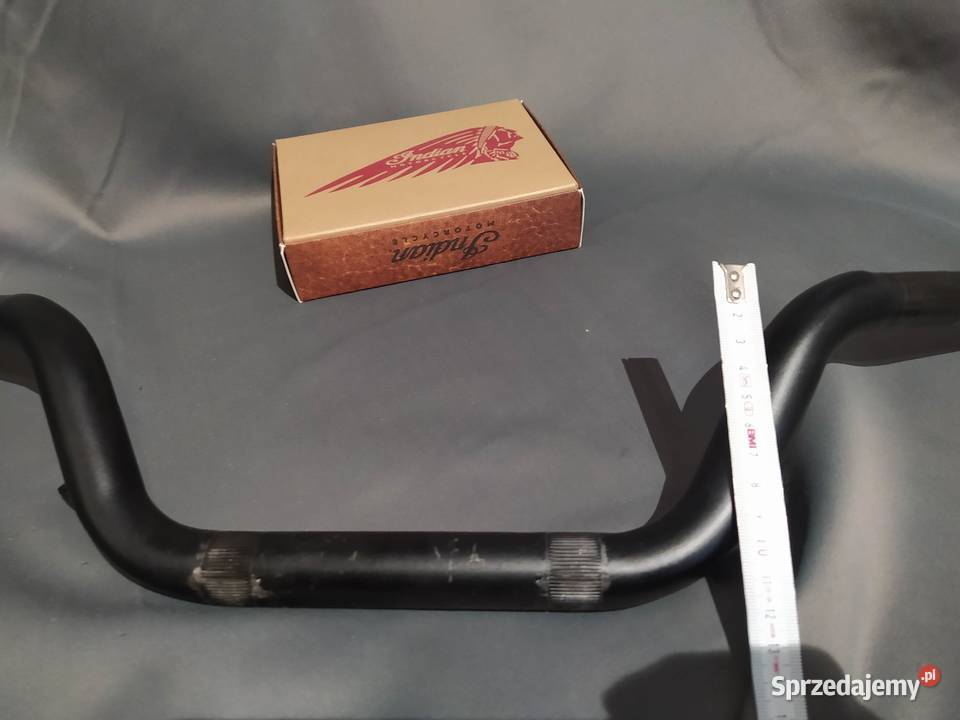 INDIAN KIEROWNICA CZARNA 1100 wysokość ok 12 Części motocyklowe Luboszyce sprzedam