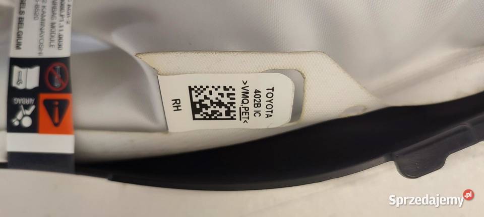 MAZDA 2 TOYOTA YARIS IV KURTYNA AIRBAG PRAWA