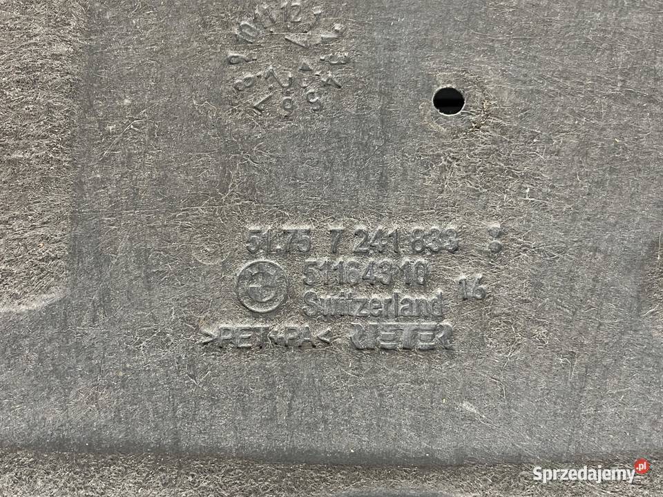 BMW F20 F21 F22 F23 OSŁONA MASKOWNICA PODWOZIA osobowe Osłony i zaślepki