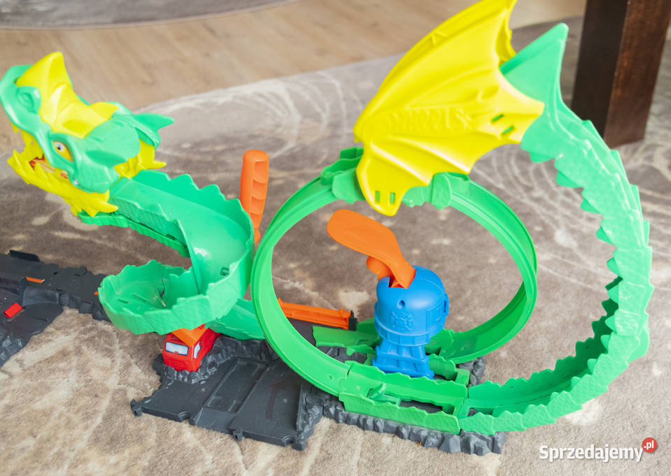 Hot Wheels City Pętla Smoka Atak smoka na straż Gdańsk