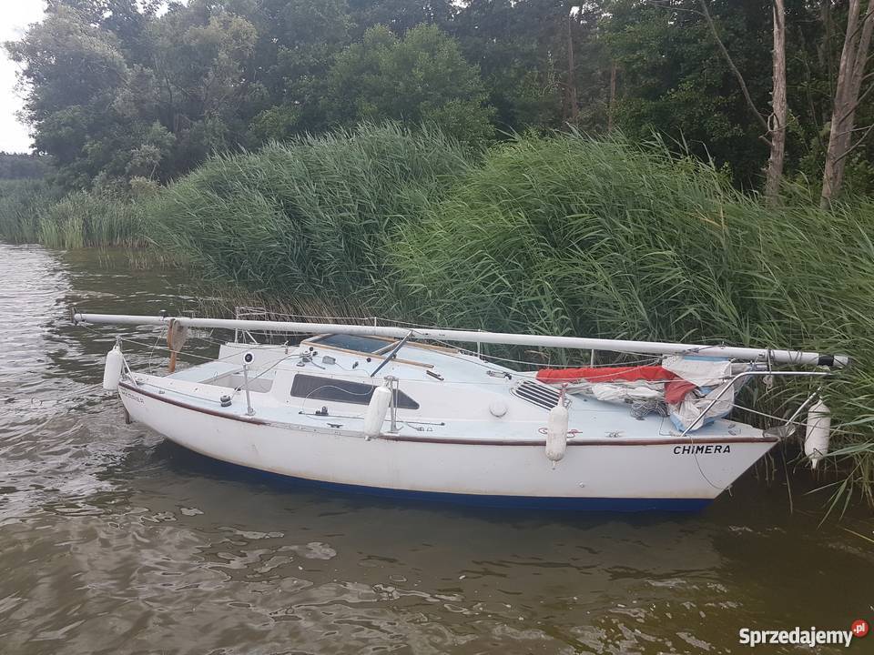 sprzedam żaglówkę z przyczepą Łodzie i motorówki Rawicz