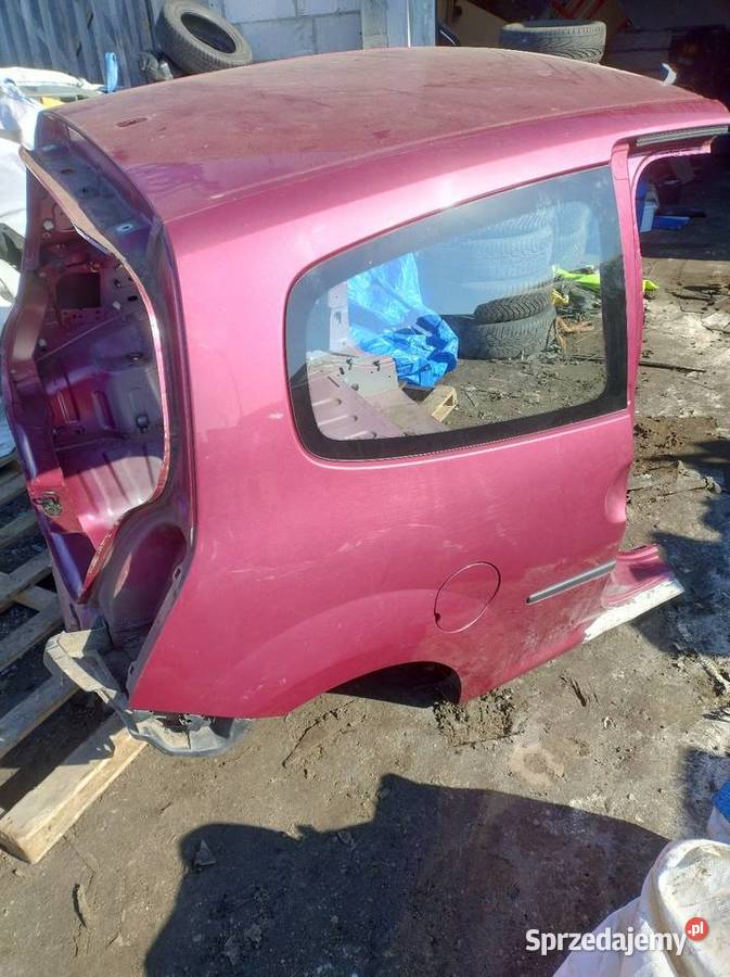 Ćwiartka Tylna Wanna Pas Tylny Renault Twingo II Błotniki Części samochodowe