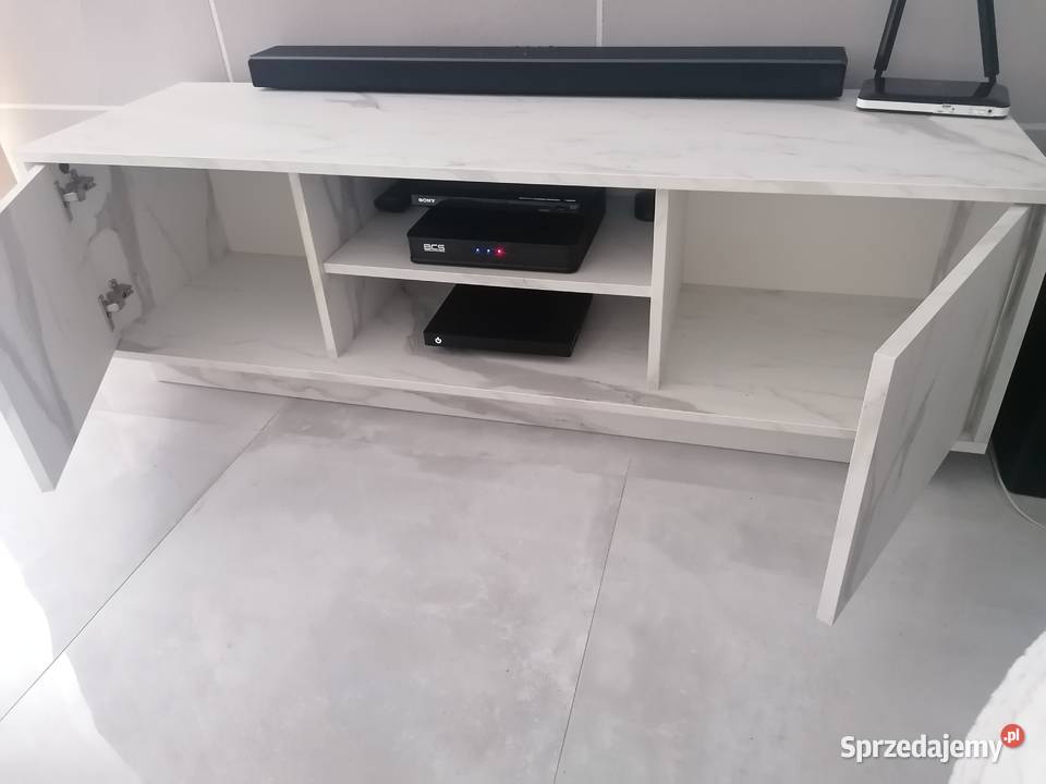 Stolik rtv 140 Optyka Białego Marmuru RTV wielkopolskie Gniezno
