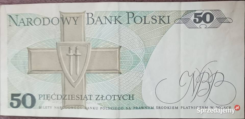 50 złotych 1 XII 1988 r seria GT Konin