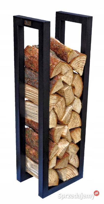 Stojak na drewno kominkowe loft kosz opałowe Pozostałe Jeżowe
