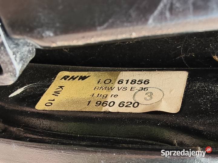 Fotel pasażera prawy przód BMW E36 sedan Rok produkcji 1993 Komarówka Podlaska