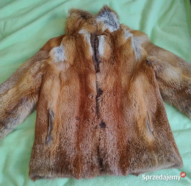 Futro z naturalnego lisa rozmiar 36 Rozmiar 36(S) Kurtki i płaszcze Gdynia