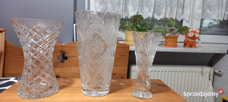 Wazony i misy kryształowe kryształ Opole