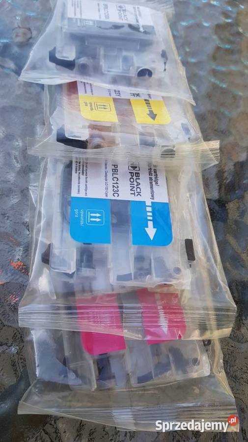 Tusze drukarka LC123 BPBLC123 Brother 4 sprzedam